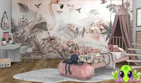 Flamingo Wall Mural