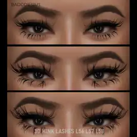 3D MINK LASHES L56 L57 L58