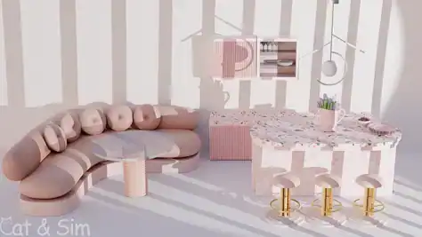 Pinkwave Set(kitchen Part)