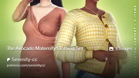 The Avocado Maternity Clothing Set