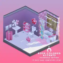 Rose-Colored Accents: Bathroom Edition