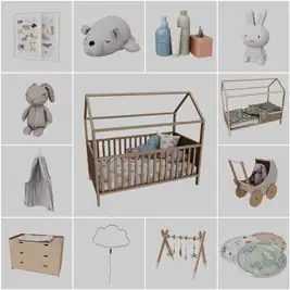 Bonito Set: Nursery and Toddler Objects by ts4novvvas
