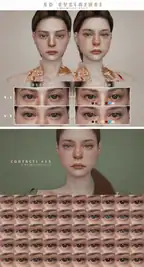 contacts #52 & 2D eyelashes by sims3melancholic | sims3melancholic