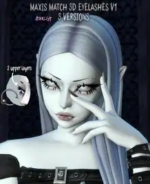 maxis match 3d eyelashes v1