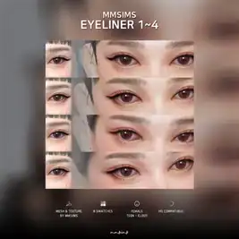 Female Everyday Eyeliner Set [Alpha]