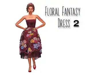 Floral Fantasy Dress 2