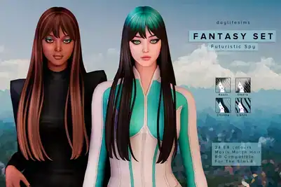 FANTASY HAIR SET - Futuristic Spy
