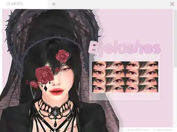 3D Eyelashes Makeup Ver 1 for Female [ALPHA]