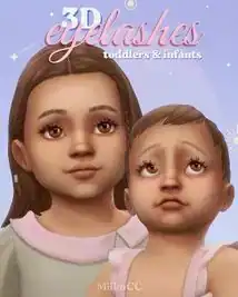 3D Eyelashes for Toddlers & Infants