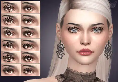 Halloween 3D Eyelashes by giuliettasims
