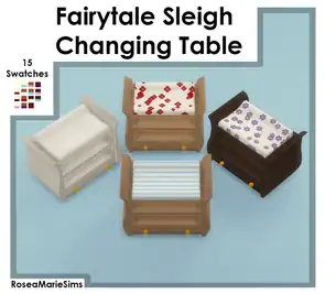 Fairytale Sleigh Changing Table