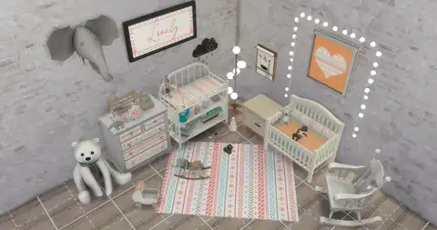 Boho Pastel Nursery Set