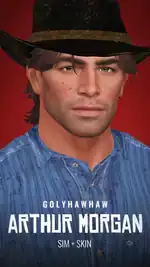 Arthur Morgan Sim + Skin