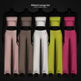 Gorillax3 Women's Ribbed Lounge Set