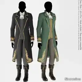 Fantasy Scholar Outfit (Maxis Match style)