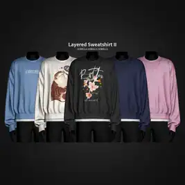 LayeredSweatshirtII (Gorillax3 - Male  Tops, Shirts, AlphaCC Clothing Sets)