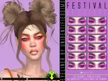Festival Makeup Set - Eyeliner