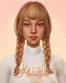 Peach hair