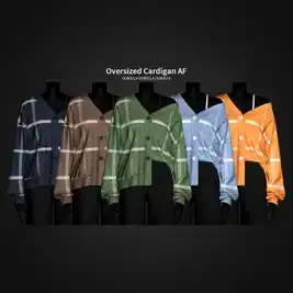 Gorillax3 Oversized Cardigan for Women
