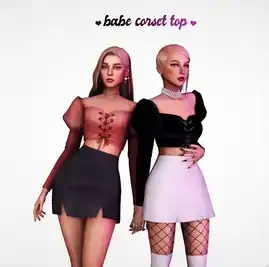 babe corset top