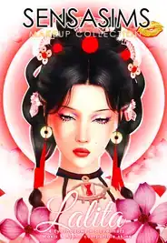 🐉​​​​​ LALITA EYESHADOWS & EYELINERS ｜ CC MAKEUP MAXIS MIX｜GIFT CC PART. 4🌸​ Floral Inspiration and traditional Asian fantasy makeup