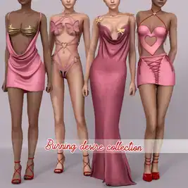 BelaloAllure's Enchantment: Sizzling CC Collection (Tops, Dresses & Sets)