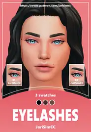 JariSimCC Eyelashes 01 & 02 | JariSimCC