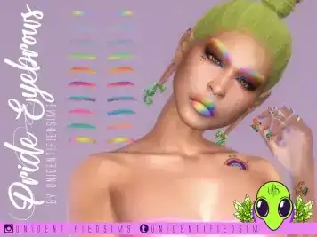 Pride Eyebrows
