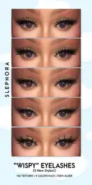 "WISPY" EYELASHES