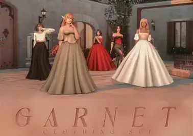 GARNET ❤️ CLOTHING SET