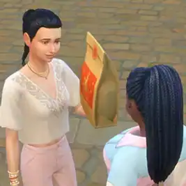 Casual Give Gift and Receive Gift from NPC