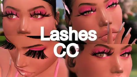 Eyelashes CC Folder
