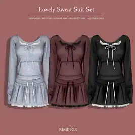 Rimings' Lovely Sweatsuit Set for Women: Skirts Collection