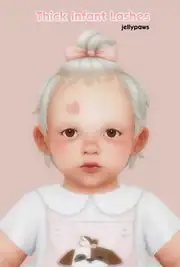 Thick Infant Eyelashes