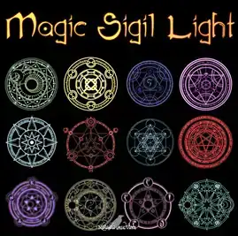 Magic sigils light