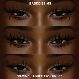 3D MINK LASHES L65 L66 L67