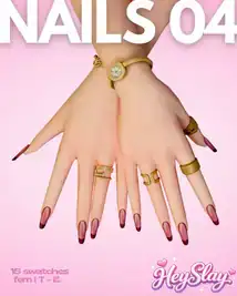 Sims 4 Baddie | Nails 04