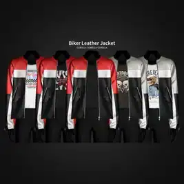 Gorillax3 Men's Biker Leather Jacket