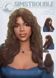 Junon Hairstyle by simstrouble