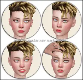 ts4 16 eyelashes new mesh by glaza