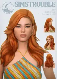 Kay Hairstyle (2 Versions) by simstrouble