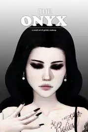 ☠️ the onyx - a small set of gothic makeup ☠️
