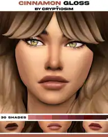 cinnamon gloss.