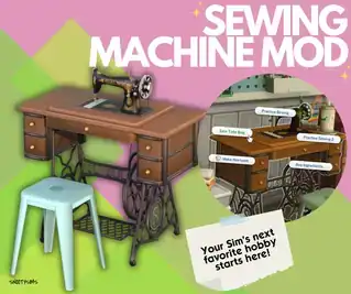 Retro Sewing Machine Mod
