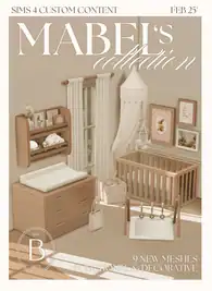 Mabel's Sims 4 Custom Content Collection: Nursery and Toddler Objects by bbygyal123