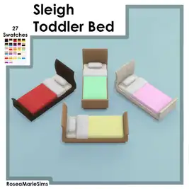 Sleigh Toddler Bed