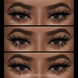 3D MINK LASHES L47 L48 L49