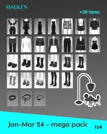 Mega Pack: Clothing, Shoes, and Accessories (Jan-Mar 2024 Download)