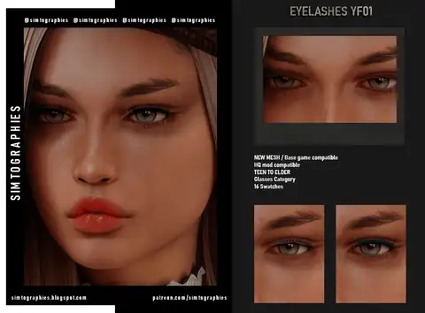 Eyelashes YF01 by Simtographies