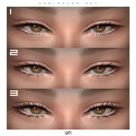 3D eyelashes set  | LEXEL